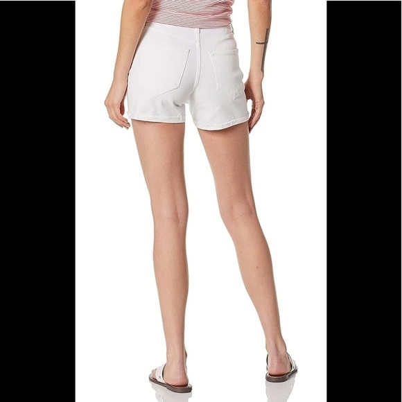NWT- Ella Moss Cuffed Midi Shorts - White - Size 27 - Picture 4 of 4